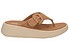 FitFlop Toe Post Buckle Canvas latte tan braun