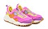 Flower Mountain Kotetsu Woman eco fur bordeaux fuxia Side
