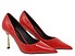 Kurt Geiger Bank Court red patent Side