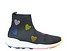 Kurt Geiger Kurt Knit Sock Runner Dr nero multicolore