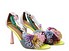 Kurt Geiger Pom Pom Ankle Tie Sandal multicolore camoscio Lato