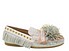 Kurt Geiger Pom Pom Moccasin Metal Combi Rosa Argento