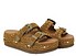 Kurt Geiger Western Buckle Flatform marron Lato