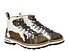 Monpiz Falcade Donna Cavallino cavallino dunkelbraun weiss Seite