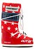 Moon Boot Icon Retrobiker White Stars Red