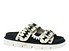 MOU Bio Sandal Two Buckles black white