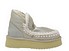 MOU Mini Eskimo Platform Boot stone metallic