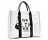 Nira Rubens Easy Tote Offsett Release Bianco Nero