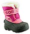 Sorel Toddlers Snow Commander tropic pink deep blush Side